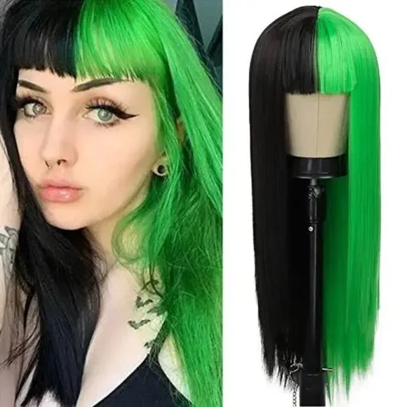 Sheer Beauté Jewelry Hair Split Dye Cosplay Wigslong